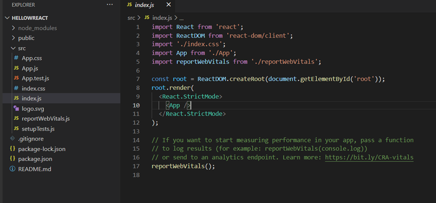 Understanding Folder Structure For React Project